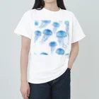 猫とガラスペンのくら～げ Heavyweight T-Shirt