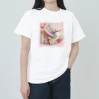終わらない夢🌈のパステルカラーのハチドリ💞 Heavyweight T-Shirt