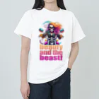 shime_savaのbeauty and the beast! Heavyweight T-Shirt