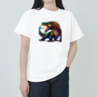 万事屋の鮮やかな色合いのコモドオオトカゲ Heavyweight T-Shirt