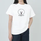 オガワユミエの20ビション・フリーゼ（キャラ） ヘビーウェイトTシャツ