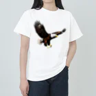 J-SHOPのピクセルアート　白頭ワシ ヘビーウェイトTシャツ