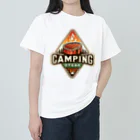 Camping Steak（キャンピング・ステーキ）のCamping Steak（キャンピング・ステーキ）06ステーキ菱形 Heavyweight T-Shirt