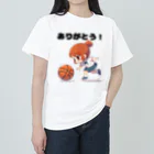 チェリモヤのガールズ バスケット 01 ヘビーウェイトTシャツ