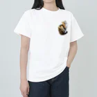 うちの猫ちゃんたちのガン飛ばしとらと ヘビーウェイトTシャツ