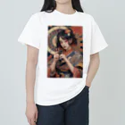 Omaniの浮世絵風美女 Heavyweight T-Shirt