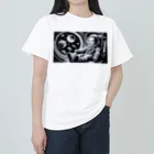 Chika Lewisの宇宙船に乗った赤ちゃん4 ヘビーウェイトTシャツ