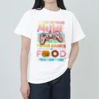 World_Teesのアニメ ビデオゲーム フード - アニメ愛好家へのギフトアイデア 女の子 男の子 ヘビーウェイトTシャツ