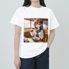 SWQAのうどんを食べるjk Heavyweight T-Shirt