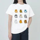 hiropo3のねこズ ヘビーウェイトTシャツ