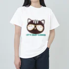 AoBa create【あおくり】のエンジョイキャット Heavyweight T-Shirt