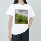 1000のモノクロ_空 ヘビーウェイトTシャツ