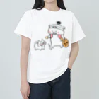 猫のミケランジェロのたま🐱桃太郎ティーシャツ ヘビーウェイトTシャツ