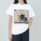 the blue seasonの宇宙と融合するオートバイ：星座とメカニズムの美 Heavyweight T-Shirt