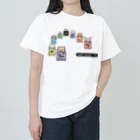 楽猫楽描しげ屋のsmall amimal life3 Heavyweight T-Shirt