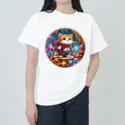 Coco&Mico Companyの冒険のドワーフキャット Tシャツ - 子ども用 ヘビーウェイトTシャツ