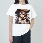 リリアのファンタジーのAI美少女リリアの海賊姿 Heavyweight T-Shirt