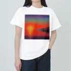 Rパンダ屋の飾れる夕焼けグッズ Heavyweight T-Shirt