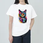 japanese-creatorの猫　デザインTシャツ　アート　グラフィック ヘビーウェイトTシャツ