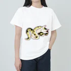 Nyoppuの蛇のぷにちゃん、手に絡まるTシャツ（フロントプリント） Heavyweight T-Shirt