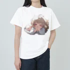 G-EICHISの眠れない夜の可愛い少女 ヘビーウェイトTシャツ