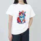 伊藤豊大の猫LOVEアメリカ　　 Heavyweight T-Shirt