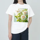 Rパンダ屋の「白薔薇」グッズ Heavyweight T-Shirt