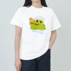 わりとせまいショップのblobwani(お風呂) ヘビーウェイトTシャツ