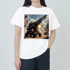 片山淳大の武器シリーズ　砲台 ヘビーウェイトTシャツ