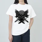 Shin〜HTのお店のドクロ切り抜き ヘビーウェイトTシャツ