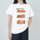 watasackの消防車（はしご車、ポンプ車、レスキュー車） ヘビーウェイトTシャツ