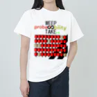 HADAKAGEKKO(WEEP＆TAKE)のWEEP＆TAKE probability ヘビーウェイトTシャツ