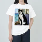 Ppit8の旅する猫 Heavyweight T-Shirt