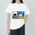 ryujiのお上品なおネコ様のデザイン４ ヘビーウェイトTシャツ