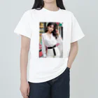 デジタル美女アートのおしゃれ美女はいかが？ Heavyweight T-Shirt