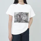 White-Holeのライトランゲージアート ヘビーウェイトTシャツ