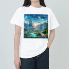 Rパンダ屋の「近未来風景グッズ」 Heavyweight T-Shirt