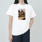 なずなの世界のぷくぷくなずなのワンショット Heavyweight T-Shirt