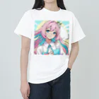 yozoraniyumeoの魔法エクステ少女 ヘビーウェイトTシャツ