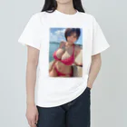 デジタル美女アートのAI美女グラビア５ ヘビーウェイトTシャツ