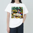 ぴよぴよショップの森の白雪姫 ヘビーウェイトTシャツ