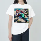 ぴよぴよショップの人魚姫のお昼寝 Heavyweight T-Shirt