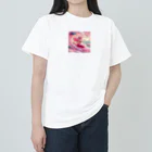 pinkgalmermaidのセクシーマーメイドサーフィン3 Heavyweight T-Shirt