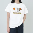 アニマル四字熟語の魅惑のツマベニチョウ　Hebomoia glaucippe ヘビーウェイトTシャツ