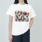 チェリモヤのねこコーラス 04 ヘビーウェイトTシャツ