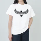 chicodeza by suzuriの鷲のシルエット ヘビーウェイトTシャツ