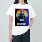 SaBATaNのSWAT シルバーウルフ1 ヘビーウェイトTシャツ