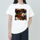 オンラインショップイエローリーフの綺麗な白と黄色い花 Heavyweight T-Shirt