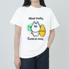 Momotamaのウェア：サーファーねこ部長「Wave backs, Come on now.」 Heavyweight T-Shirt