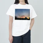 さちの部屋のとある日の夕焼け Heavyweight T-Shirt